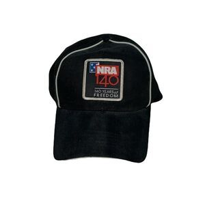 Nra National Rifle Association Hat- Strap Back 140 Yrs Of Freedom